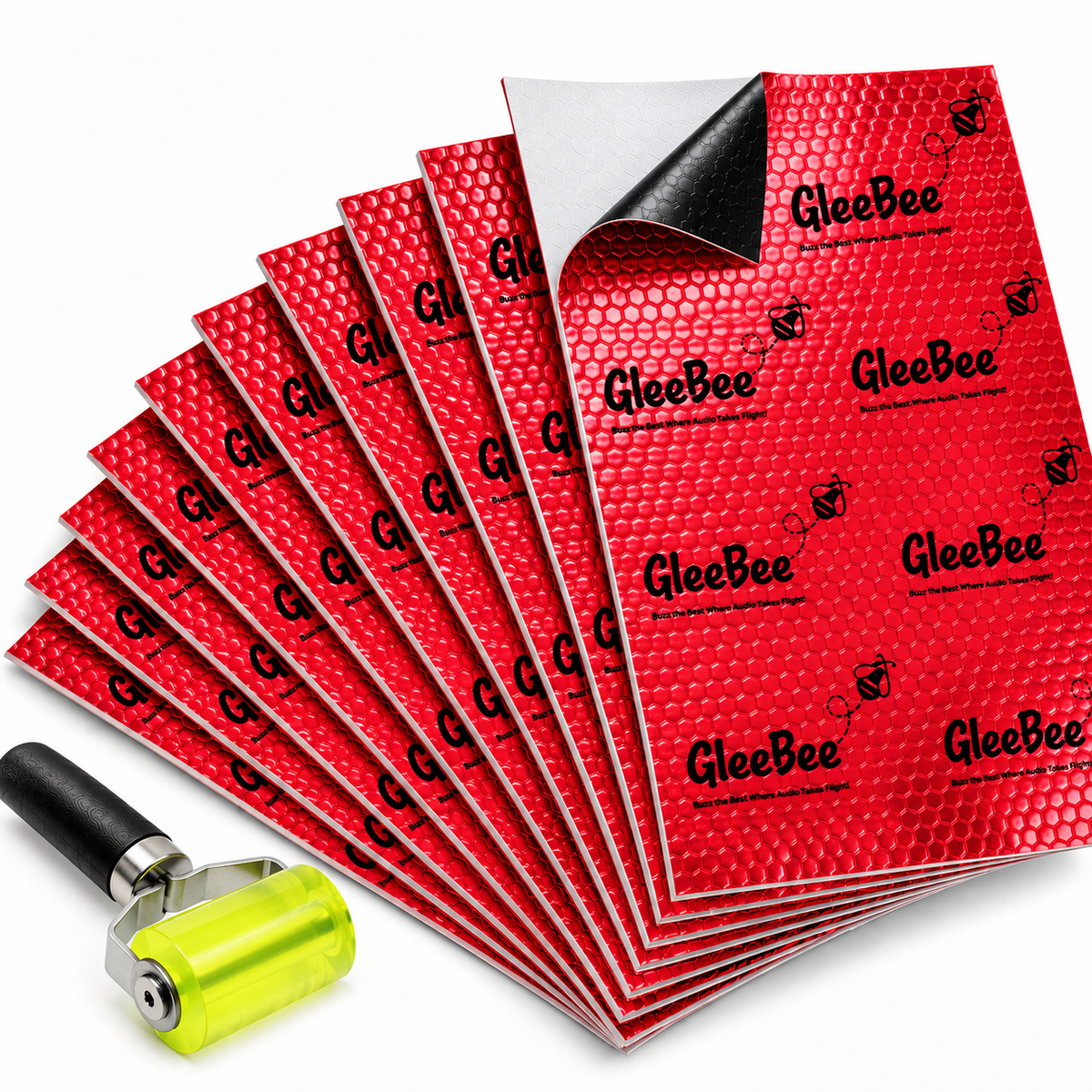 GleeBee Core Shield Damping Sheet – 2.0mm Thick Sound Deadening & Vibration Control Sheet for Cars