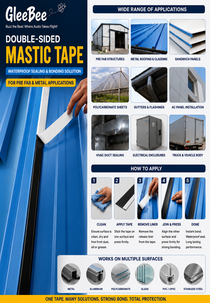 Double-Sided Mastic Tape
