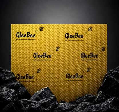 Gleebee Pro Premium Car Sound Damping Sheets – 10 Sheets (37 × 50 cm), 2.2 mm Thick, Covers 19.5 Sqft | Heat Resistant up to 200°F | Noise & Vibration Control | No Melting | Includes Installation Roller