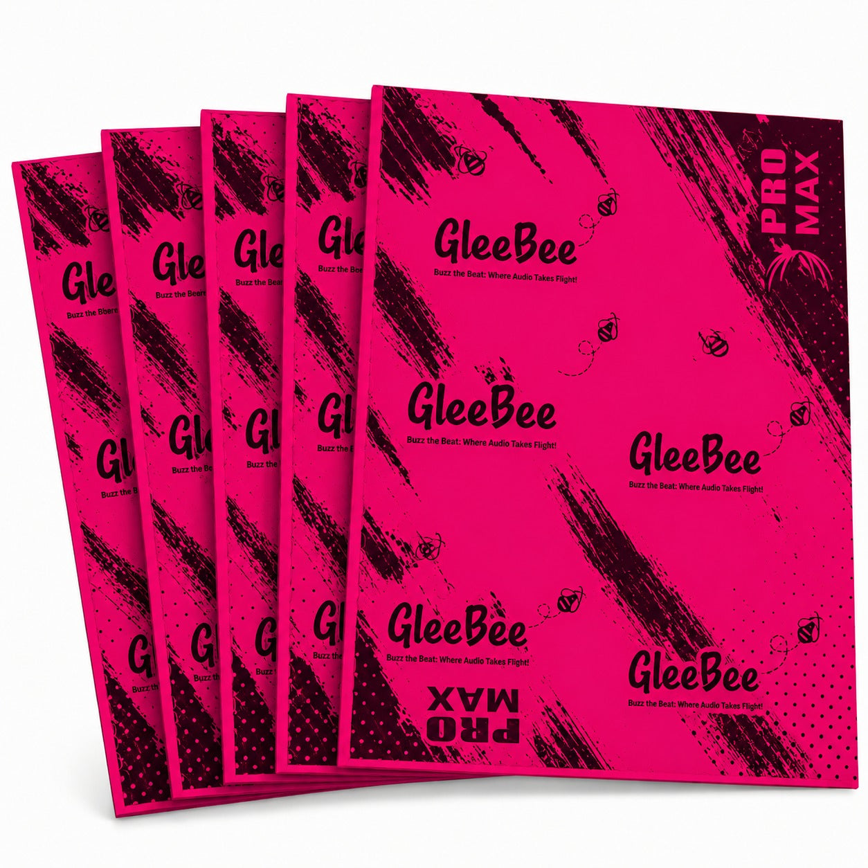 Gleebee Pro Max Premium Car Sound Damping Sheets – 5 Sheets (37 × 50 cm), 3.0 mm Thick, Covers 10.09 Sqft | Maximum Noise & Vibration Control | Heat Resistant up to 200°F | No Melting |